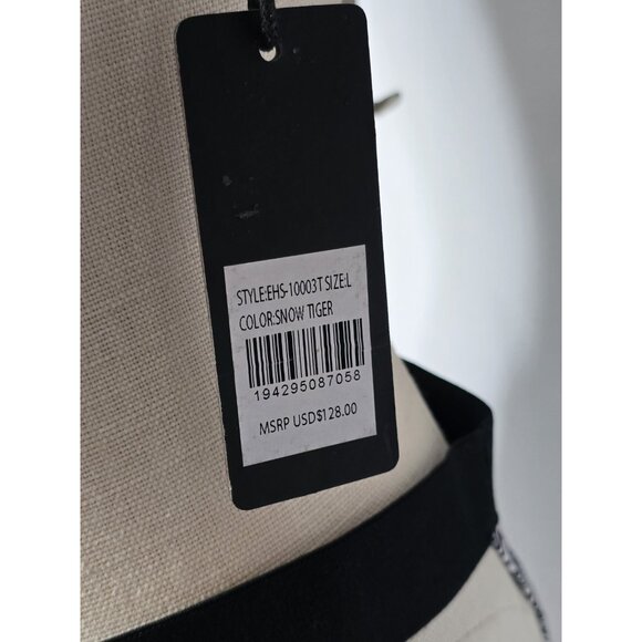 NWT ED HARDY SNOW TIGER WHITE BIKINI SET 2 PIECES SWIMSUIT Size Large - Picture 2 of 16